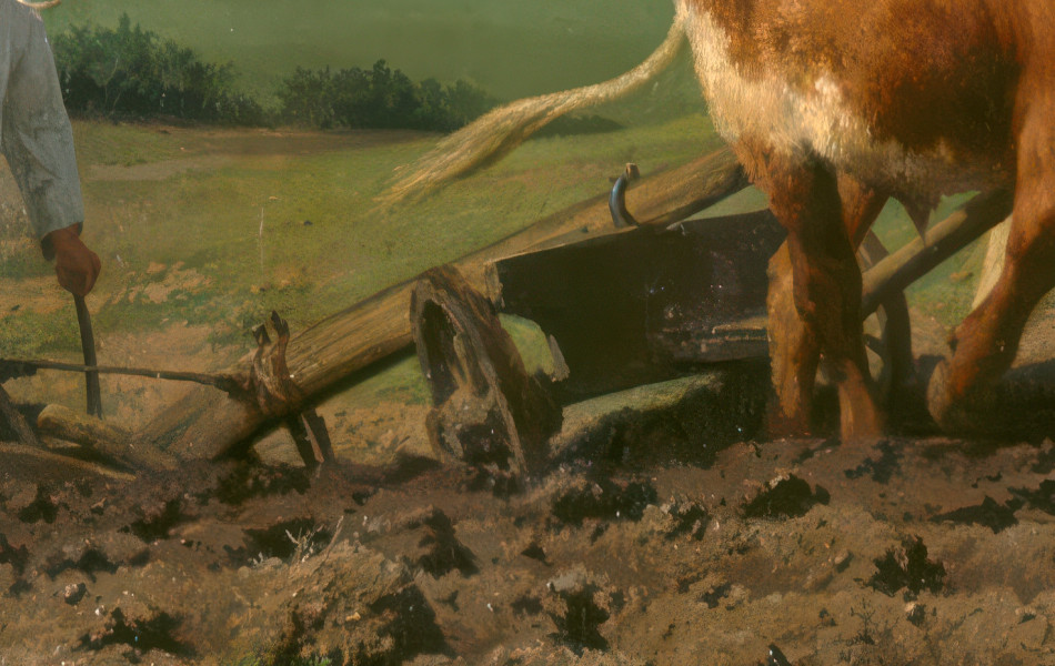 Ploughing Field French Countryside